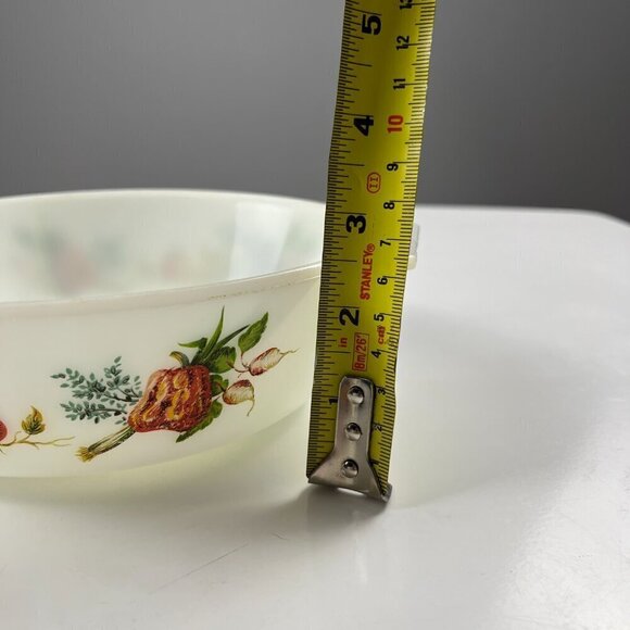 Vtg JAJ PYREX England #509 Market Garden Tuscany Pattern casserole No Lid 1971 - Picture 8 of 8